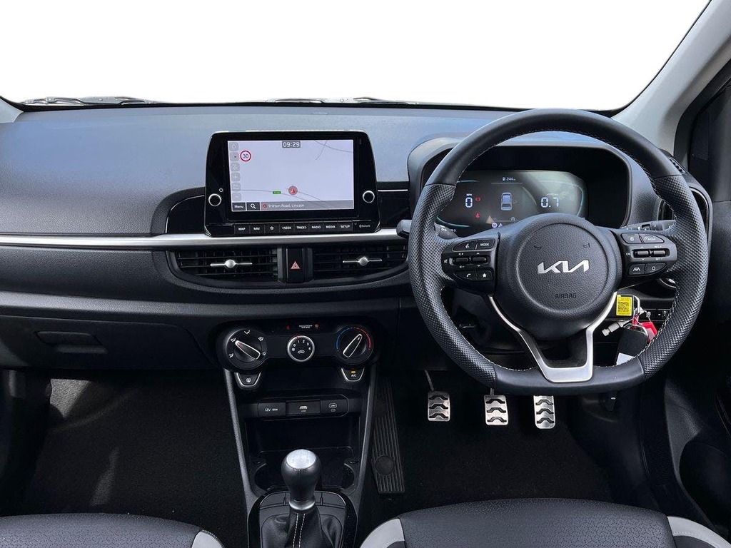 Kia Picanto 1.0 Gt Line Hatchback Euro 6 S FV74OEH Grey #6
