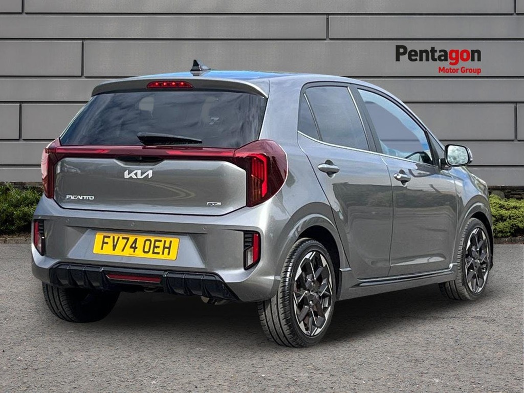 Kia Picanto 1.0 Gt Line Hatchback Euro 6 S FV74OEH Grey #4