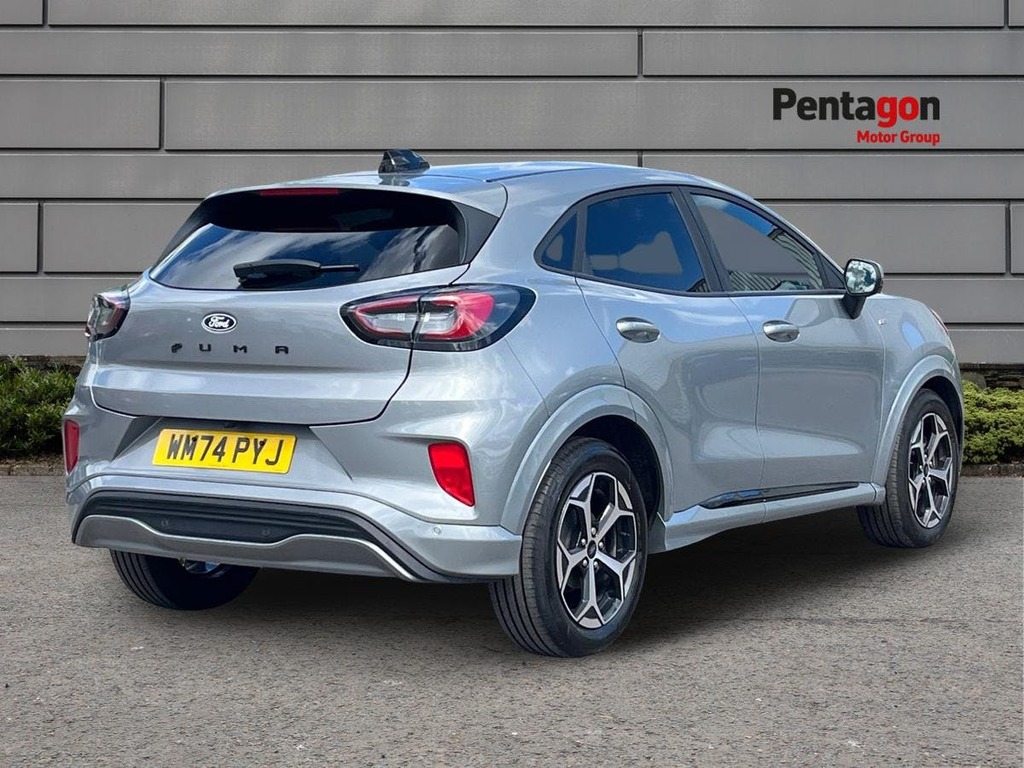 Ford Puma 1.0T Ecoboost Mhev St Line Suv Hybrid M WM74PYJ Silver #4