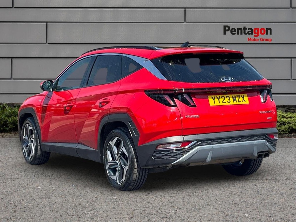 Hyundai Tucson 1.6 T Gdi Mhev Ultimate Suv Hybrid Dct YY23MZX Red #2