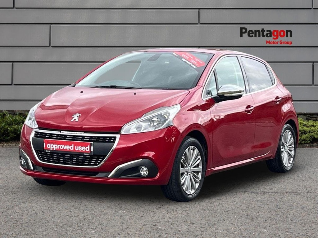 Peugeot 208 1.2 Puretech Allure Hatchback Eu FY67XTT Red #3