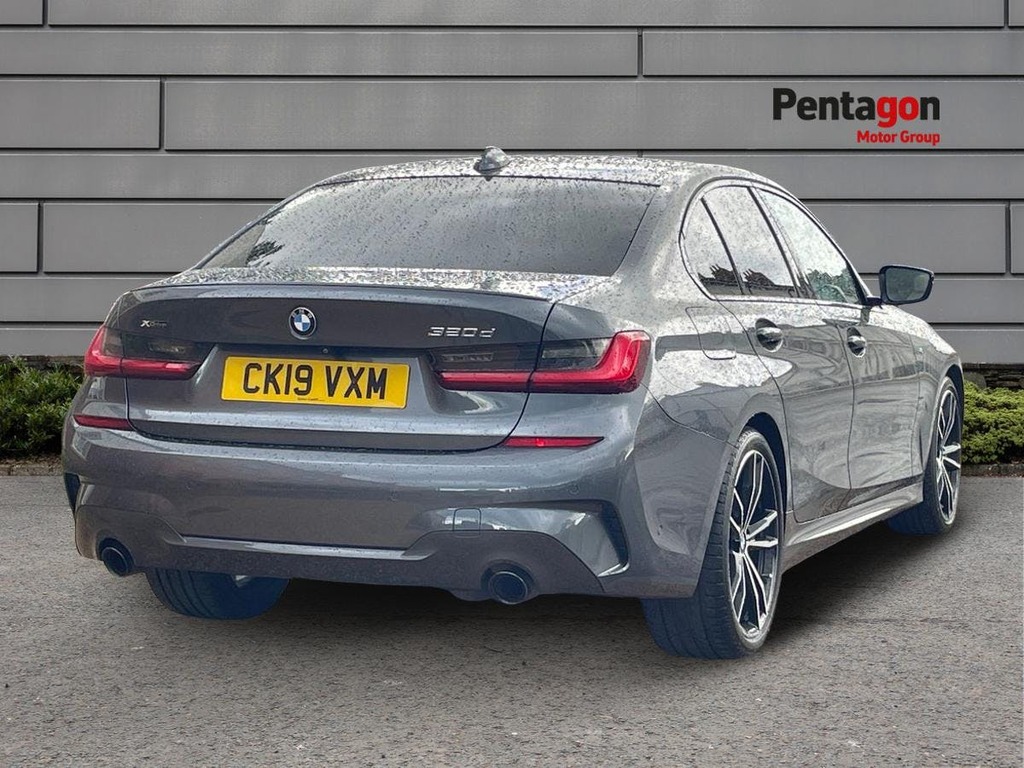 BMW 3 Series 2.0 320D M Sport Saloon Xdrive Eur CK19VXM Grey #4