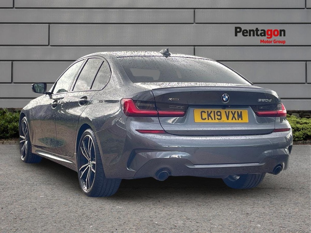 BMW 3 Series 2.0 320D M Sport Saloon Xdrive Eur CK19VXM Grey #2