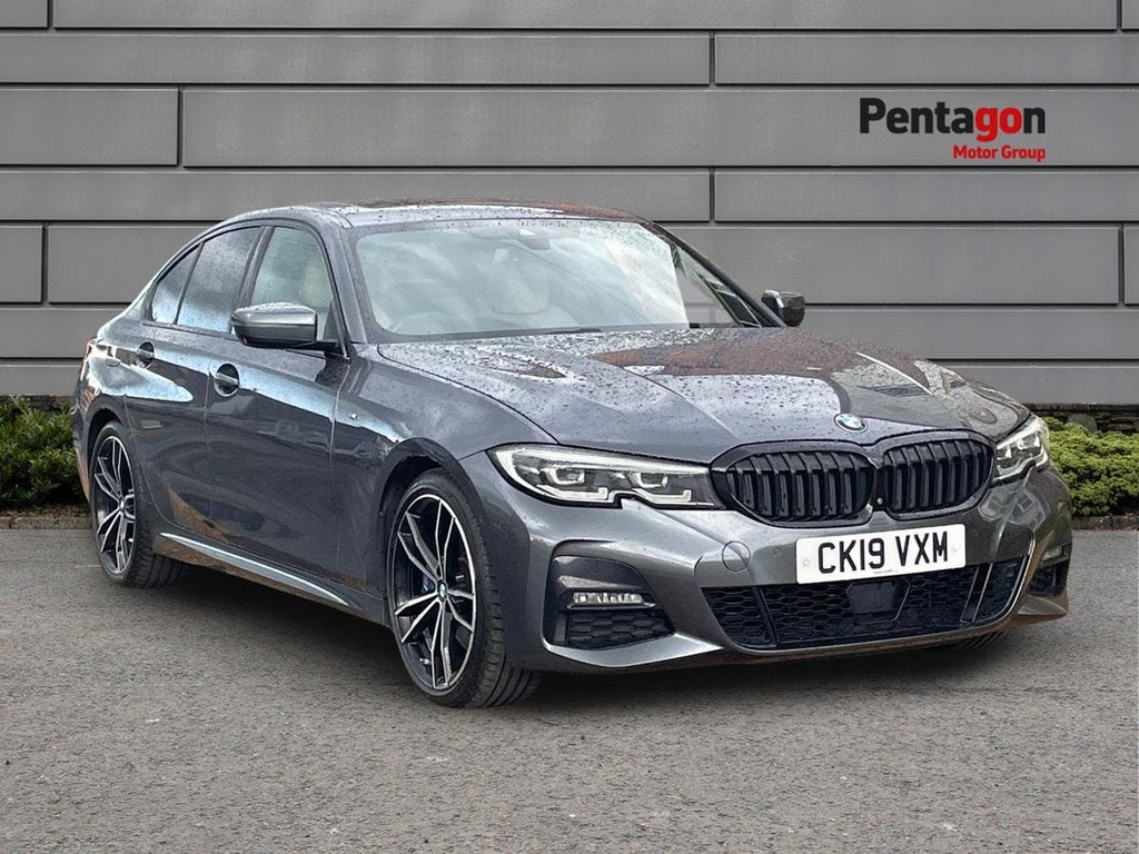 BMW 3 Series 2.0 320D M Sport Saloon Xdrive Eur CK19VXM Grey