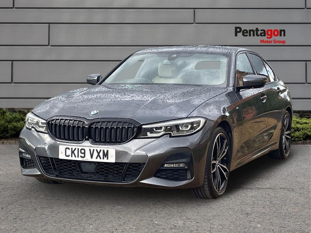 BMW 3 Series 2.0 320D M Sport Saloon Xdrive Eur CK19VXM Grey #3