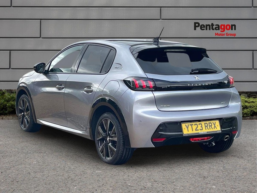 Peugeot 208 1.2 Puretech Gt Hatchback Euro 6 YT23RRX Grey #2