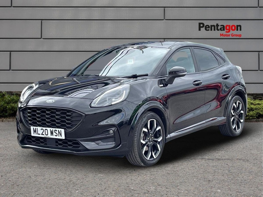 Ford Puma 1.0T Ecoboost Mhev St Line X Suv ML20WSN Black #3