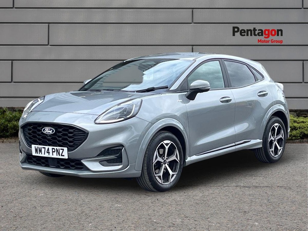 Ford Puma 1.0T Ecoboost Mhev St Line Suv Hybrid M WM74PNZ Silver #3