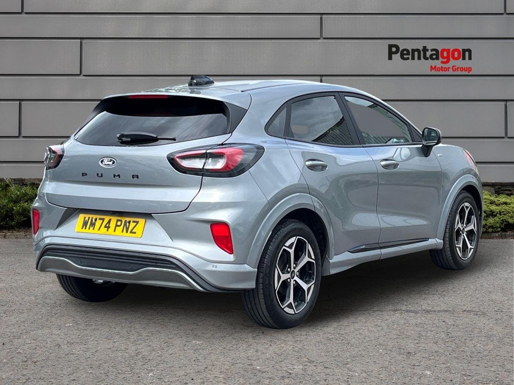 Ford Puma 1.0T Ecoboost Mhev St Line Suv Hybrid M WM74PNZ Silver #4