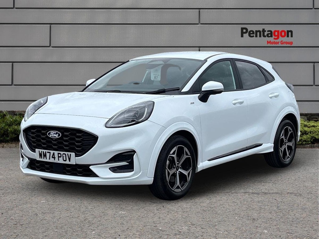 Ford Puma 1.0T Ecoboost Mhev St Line Suv Hybrid M WM74POV White #3