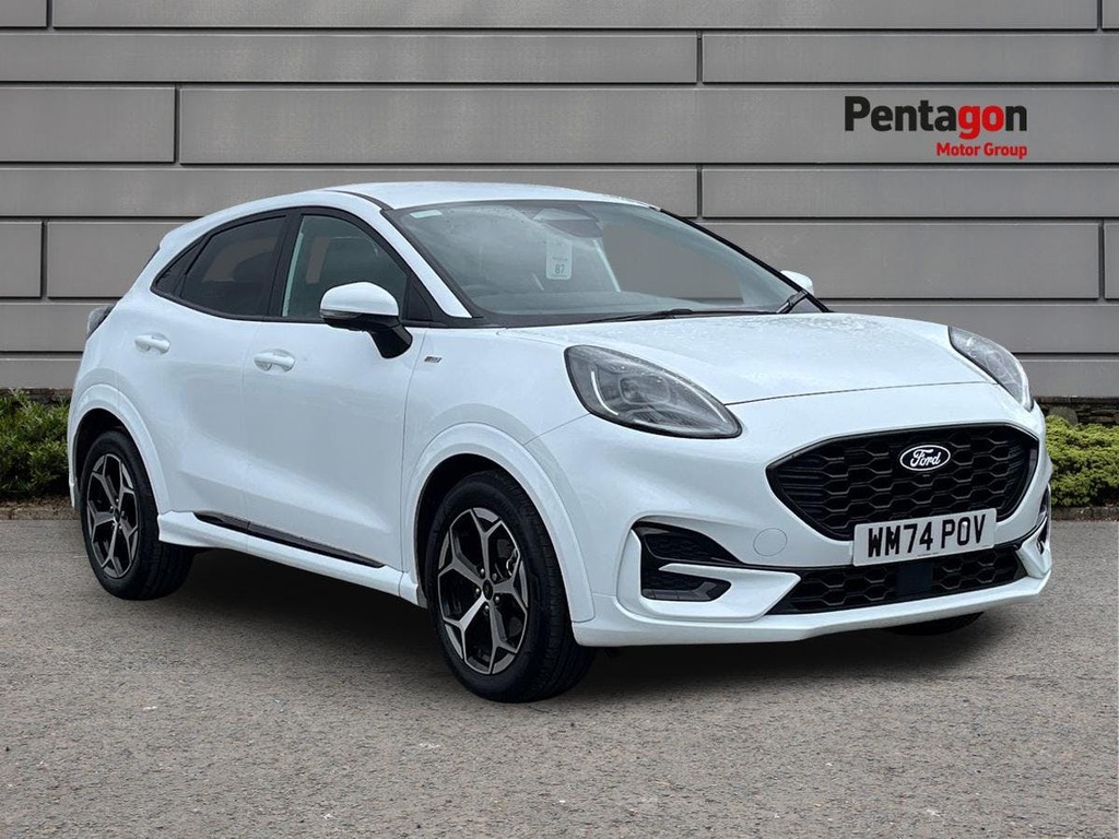 Ford Puma 1.0T Ecoboost Mhev St Line Suv Hybrid M White