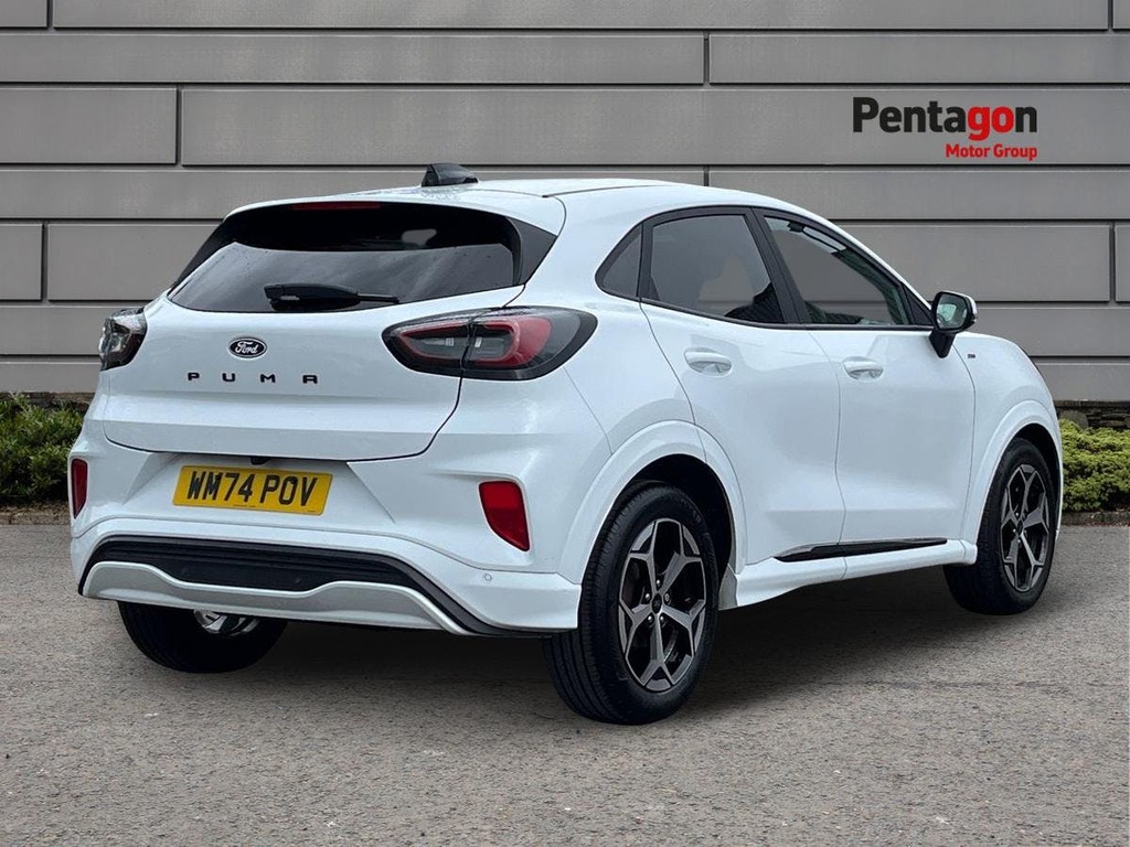Ford Puma 1.0T Ecoboost Mhev St Line Suv Hybrid M WM74POV White #4