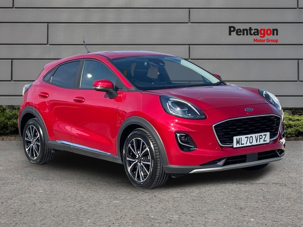 Ford Puma 1.0T Ecoboost Mhev Titanium Suv Red