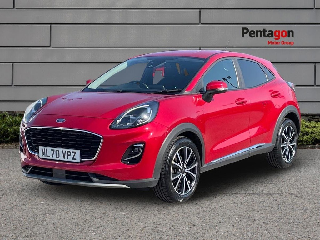 Ford Puma 1.0T Ecoboost Mhev Titanium Suv ML70VPZ Red #3