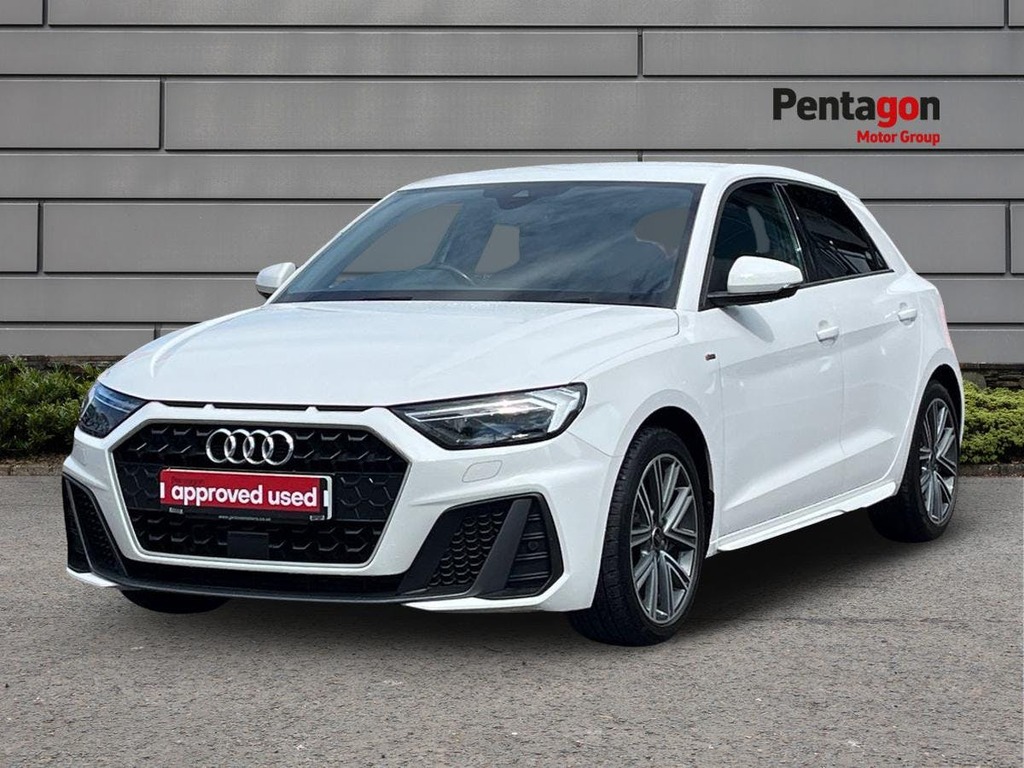 Audi A1 1.5 Tfsi 35 S Line Sportback S Tronic E MK73EAC White #3