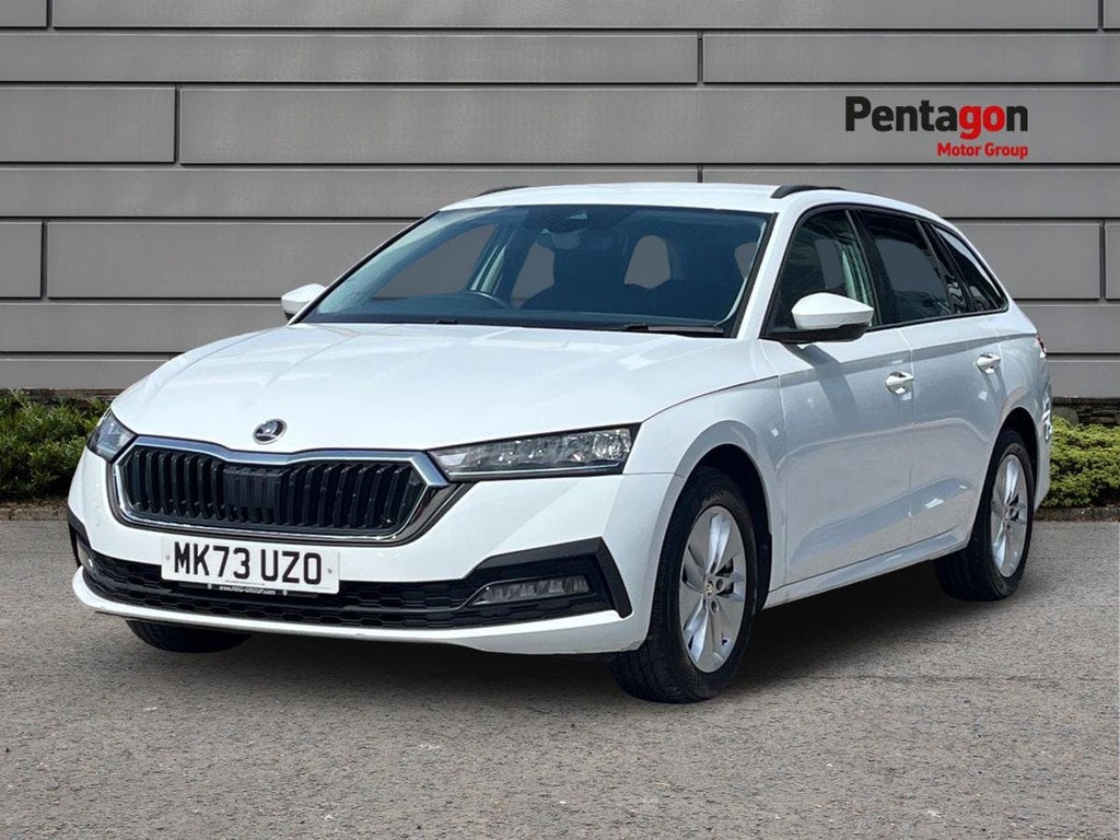 Skoda Octavia 1.0 Tsi E Tec Mhev Se Estate Hybrid Dsg White #3