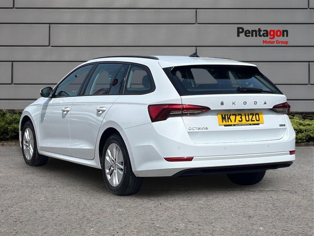 Skoda Octavia 1.0 Tsi E Tec Mhev Se Estate Hybrid Dsg White #2