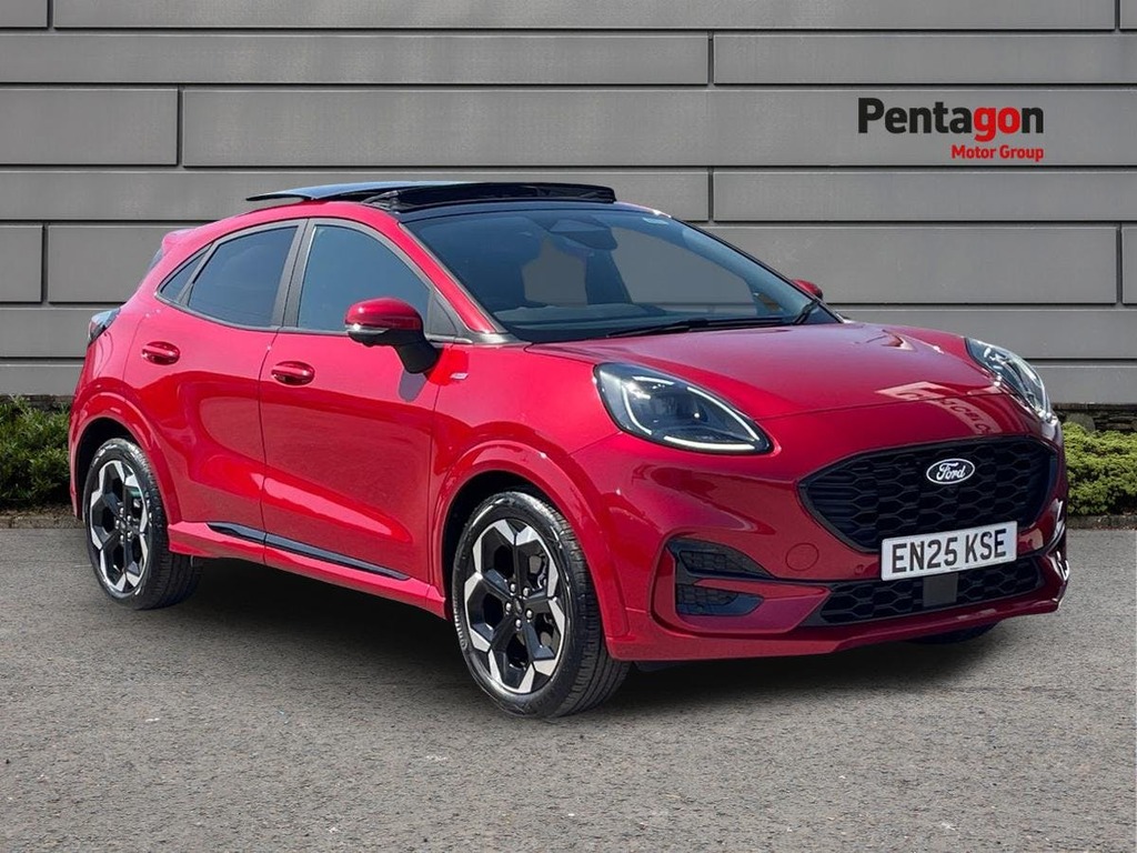Ford Puma 1.0T Ecoboost Mhev St Line X Suv Hybrid Red