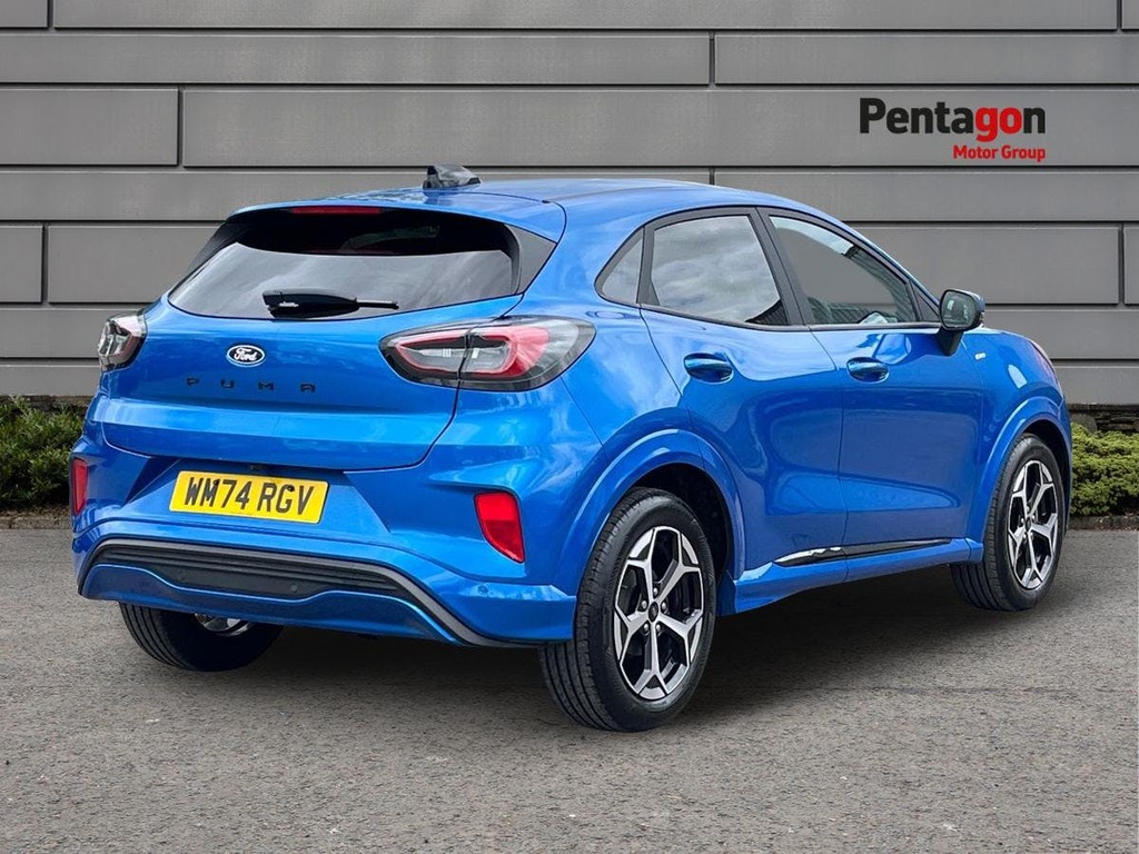 Ford Puma 1.0T Ecoboost Mhev St Line Suv Hybrid M WM74RGV Blue #4