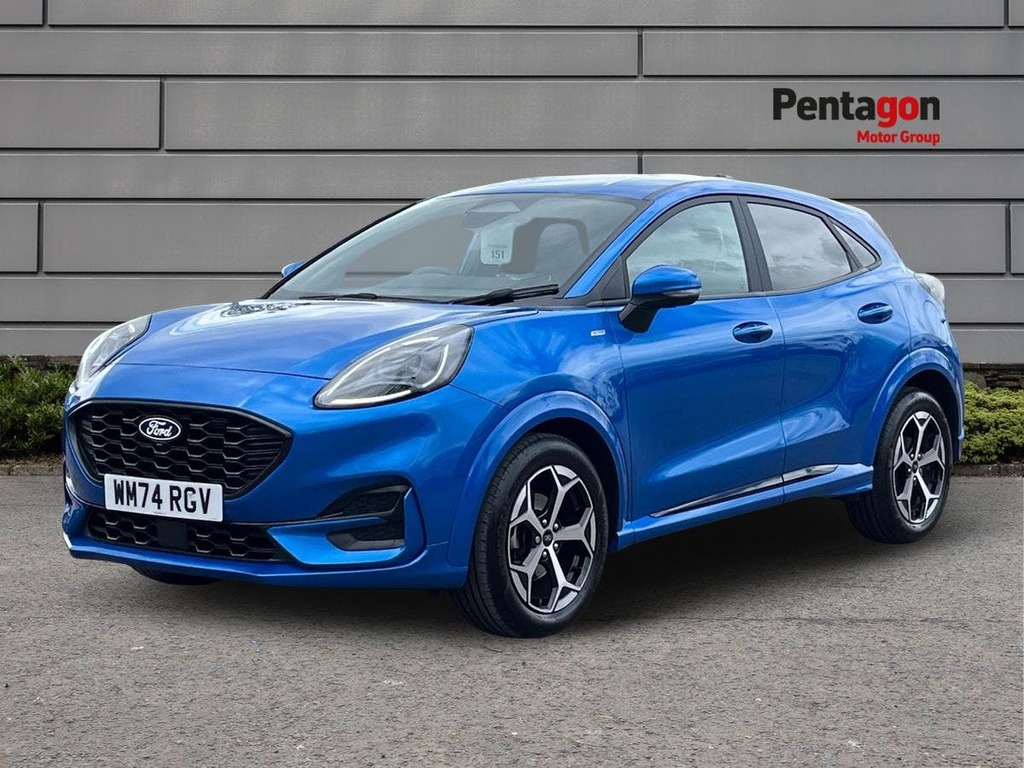 Ford Puma 1.0T Ecoboost Mhev St Line Suv Hybrid M WM74RGV Blue #3