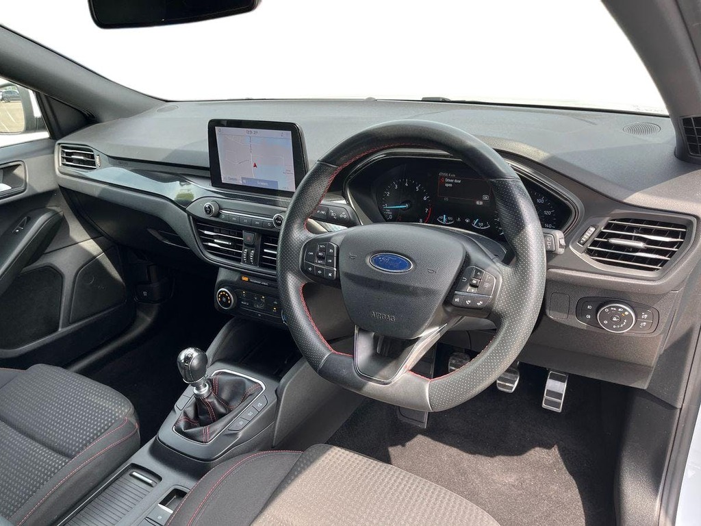 Ford Focus 1.0T Ecoboost Mhev St Line Edition Hatchback P MV21GHN White #5