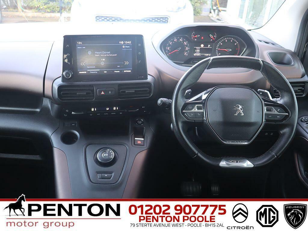 Peugeot Rifter 1.2 Puretech Gt Long Mpv Eat Euro 6 Ss BF21YYR Black #4