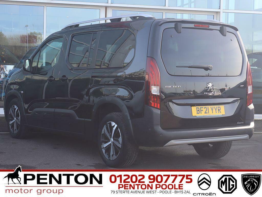 Peugeot Rifter 1.2 Puretech Gt Long Mpv Eat Euro 6 Ss BF21YYR Black #3