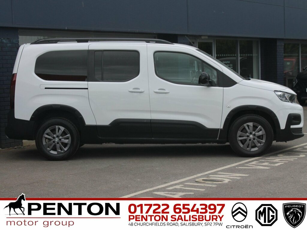 Peugeot Rifter 1.2 Puretech Allure Premium Long Mpv Eat Euro 6 S YM22LCZ White #5