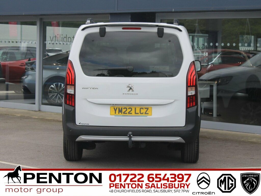Peugeot Rifter 1.2 Puretech Allure Premium Long Mpv Eat Euro 6 S YM22LCZ White #4