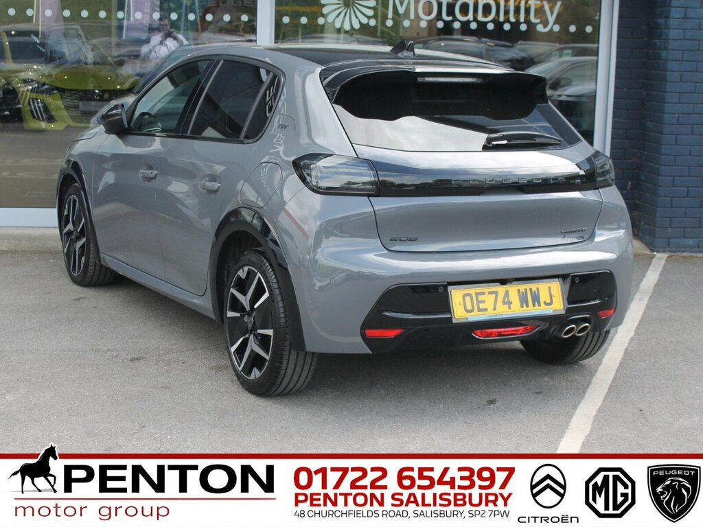 Peugeot 208 1.2 Puretech Mhev Gt E-dsc Euro 6 Ss OE74WWJ Grey #2