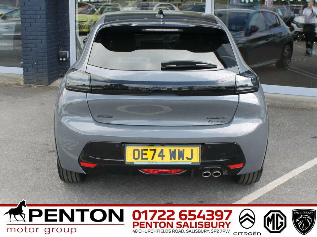 Peugeot 208 1.2 Puretech Mhev Gt E-dsc Euro 6 Ss OE74WWJ Grey #4