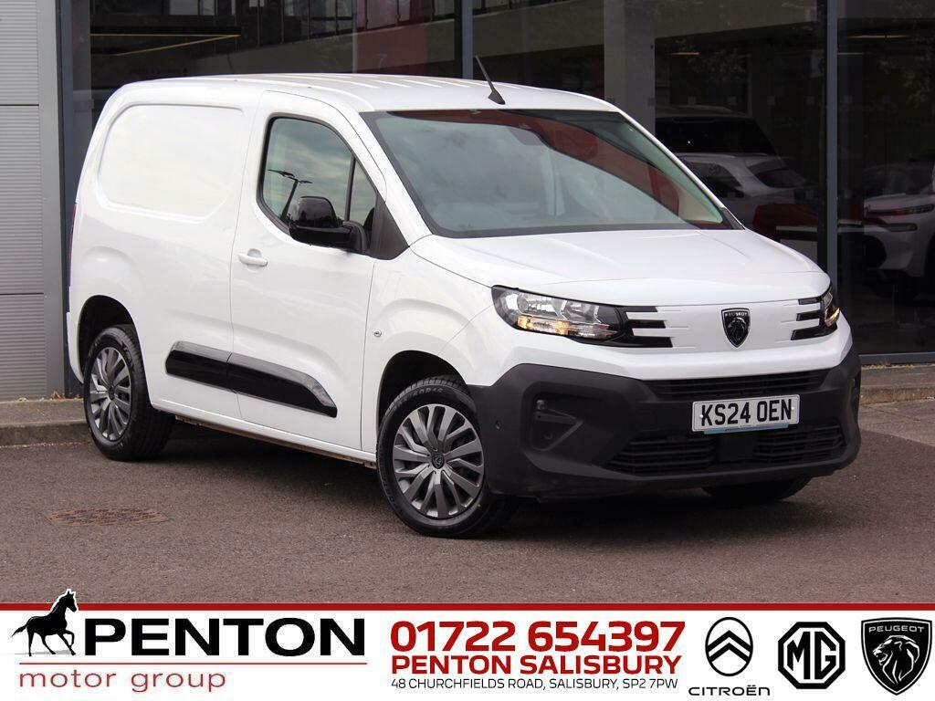 Peugeot Partner 1.5 Bluehdi 1000 Asphalt Standard Panel Van Swb Eu White