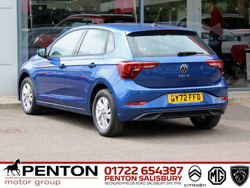Volkswagen Polo 1.0 Tsi Life Euro 6 Ss GY72FFD Blue #4