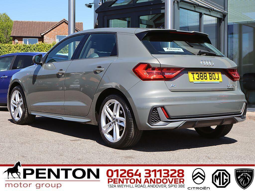 Audi A1 1.0 Tfsi 30 S Line Sportback S Tronic Euro 6 Ss T388BOJ Grey #3