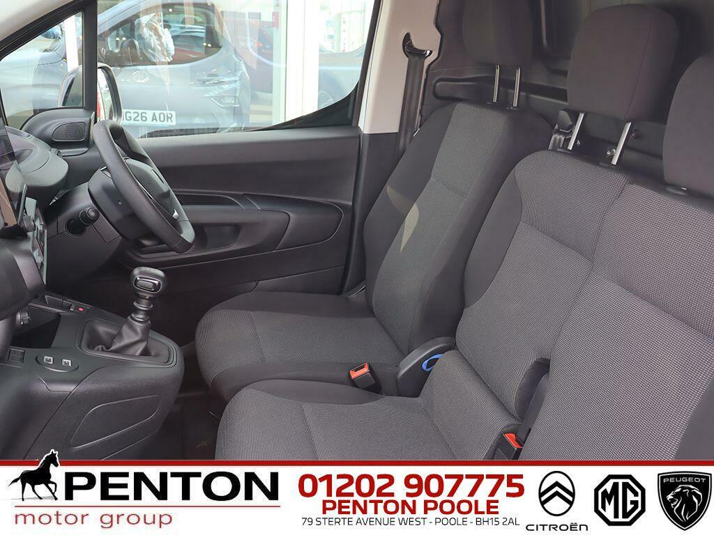 Peugeot Partner 1.5 Bluehdi 1000 Asphalt Standard Panel Van Swb Eu KR24ZZL White #3