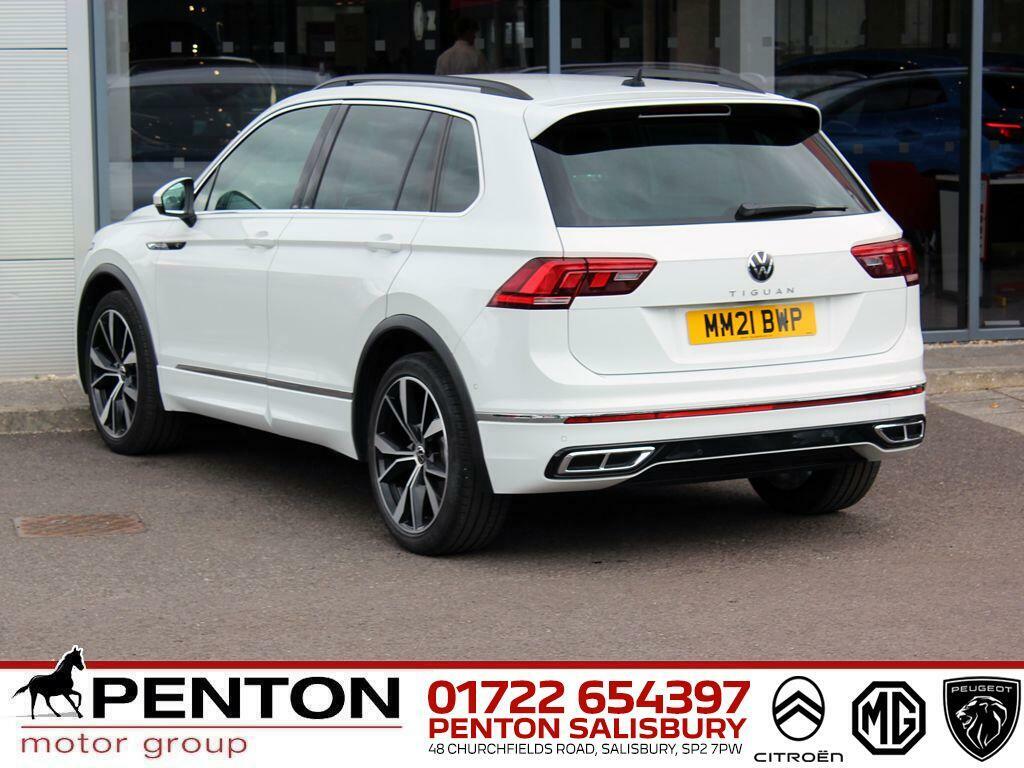 Volkswagen Tiguan 1.5 Tsi R-line Dsg Euro 6 Ss MM21BWP White #5