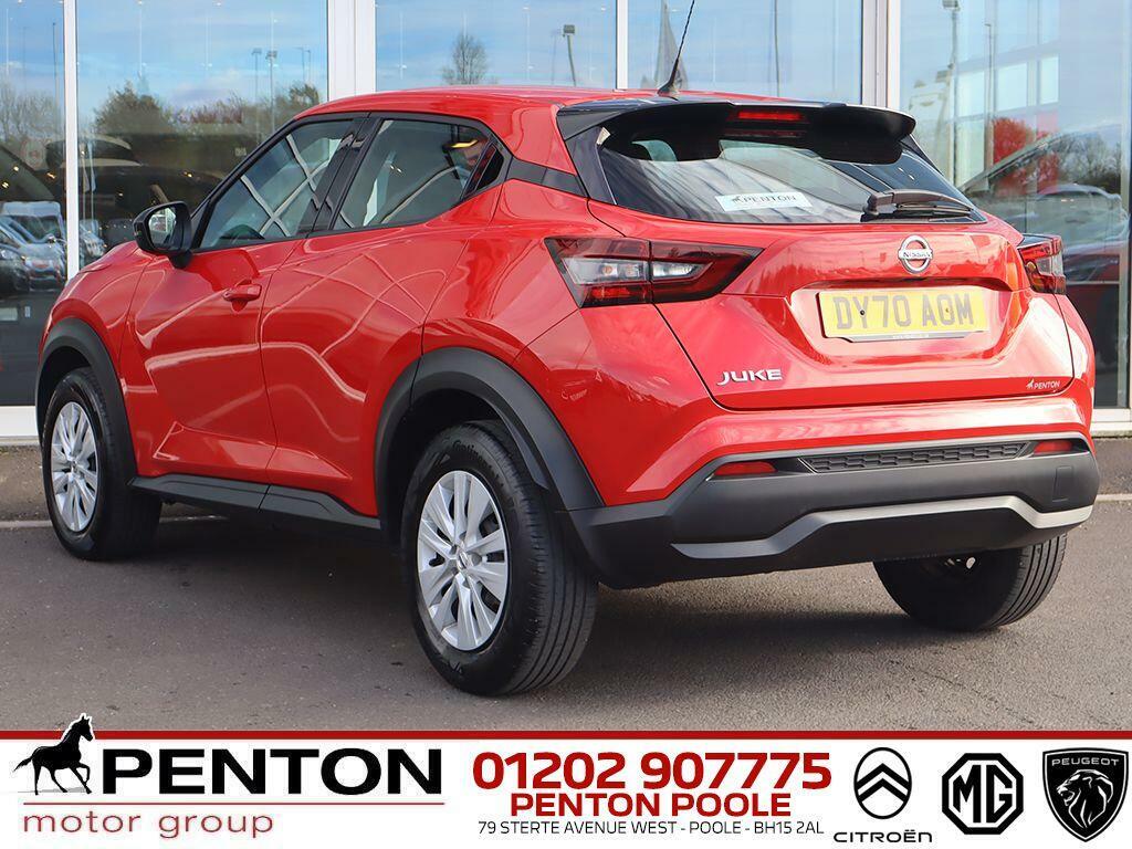 Nissan Juke 1.0 Dig-t Visia Euro 6 Ss DY70AOM Red #5