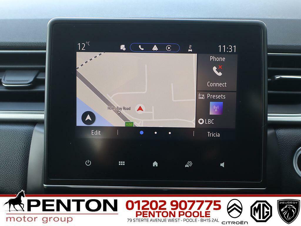 Renault Captur 1.6 E-tech 9.8Kwh Techno Euro 6 Ss SL73WBX Black #2