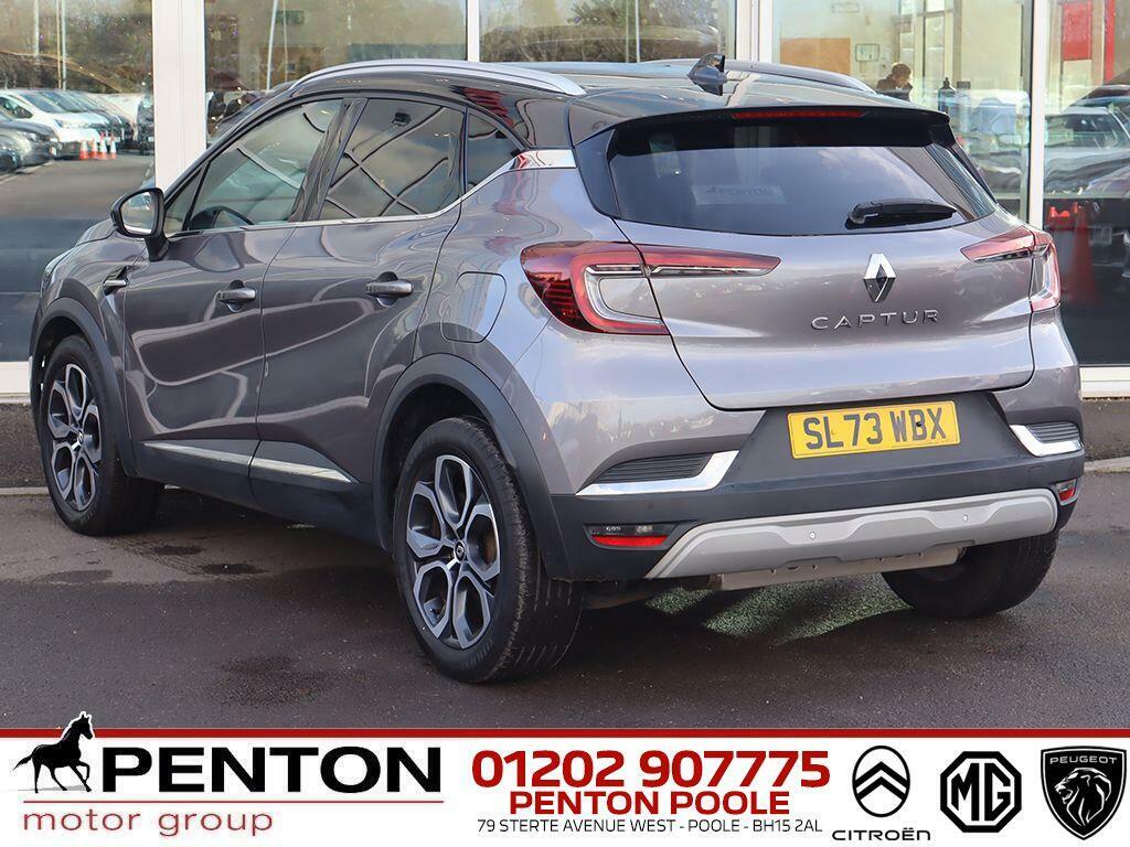 Renault Captur 1.6 E-tech 9.8Kwh Techno Euro 6 Ss SL73WBX Black #4
