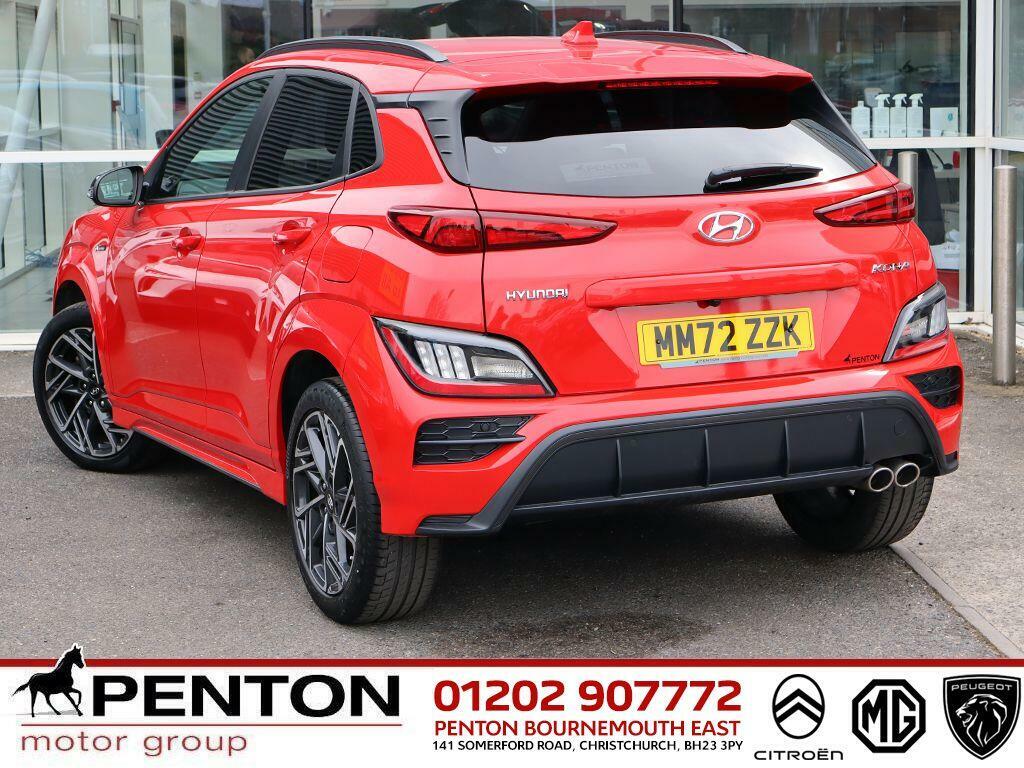 Hyundai Kona 1.0 T-gdi Mhev N Line Euro 6 Ss MM72ZZK Red #4