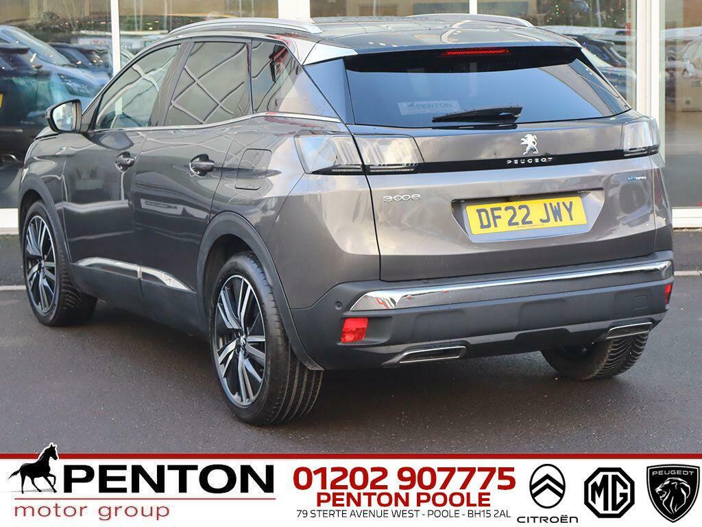 Peugeot 3008 1.6 13.2Kwh Gt Premium E-eat Euro 6 Ss DF22JWY Grey #5