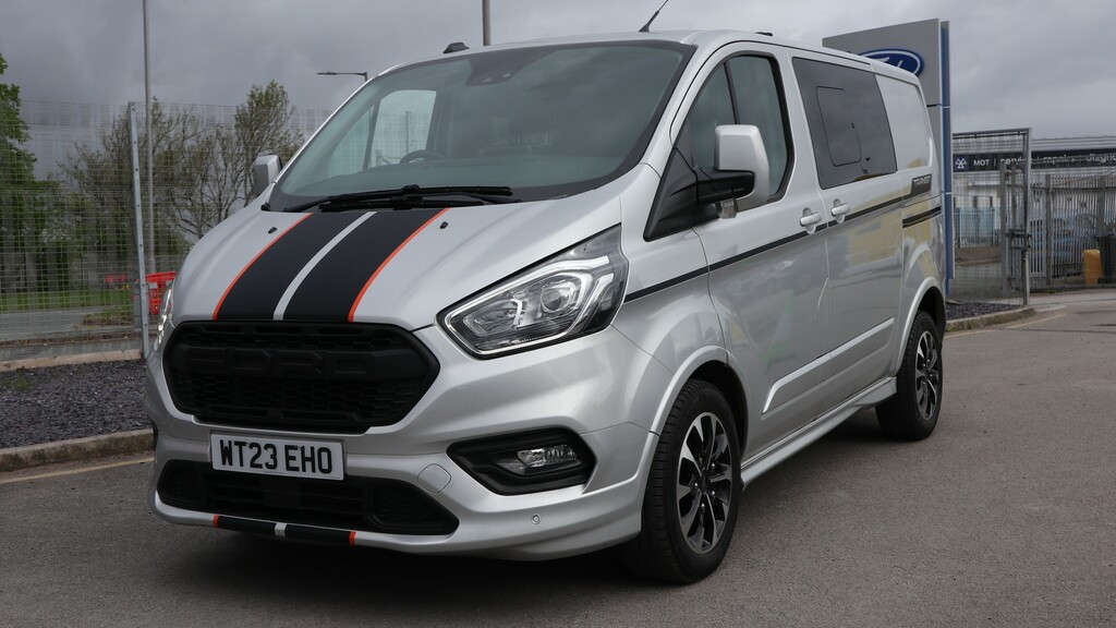 Ford Transit Custom 320 L1 Swb H1 Sport 5 Seat Kombi 170Ps Eu6 Pa WT23EHO Silver #3