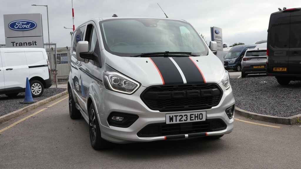 Ford Transit Custom 320 L1 Swb H1 Sport 5 Seat Kombi 170Ps Eu6 Pa WT23EHO Silver