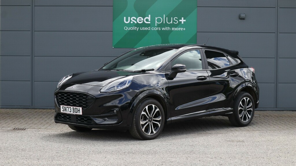 Ford Puma 1.0 Ecoboost Hybrid Mhev St-line SN73BDH Black #3