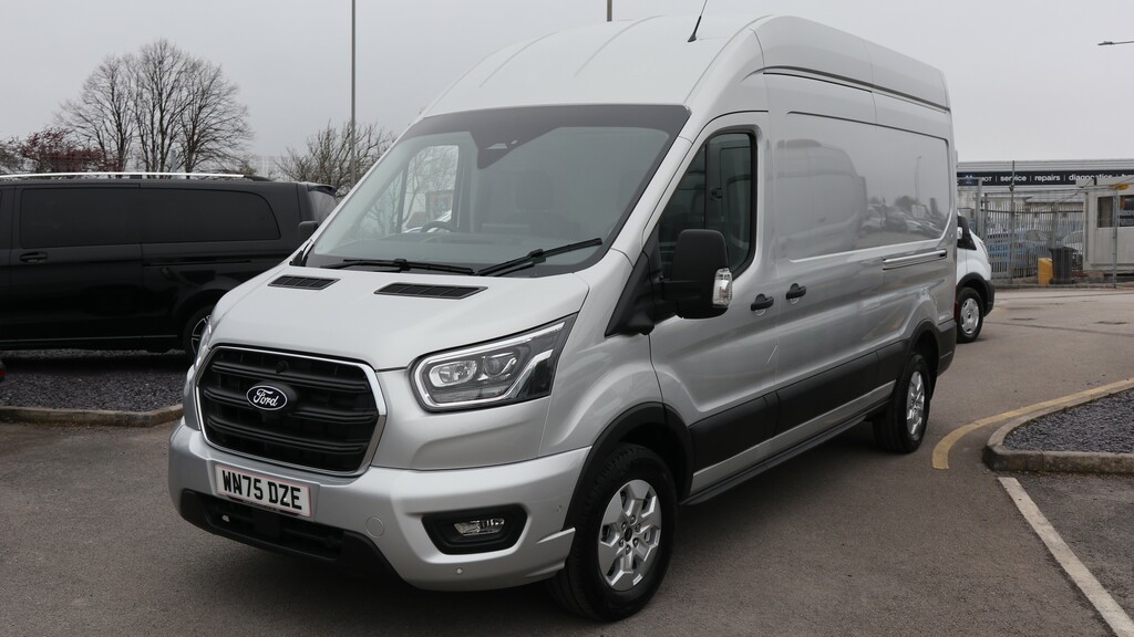 Ford Transit Custom 350 L3 Lwb H3 High Roof Limited Nav 165Ps Eu6 6 Sp WN75DZT Silver #3