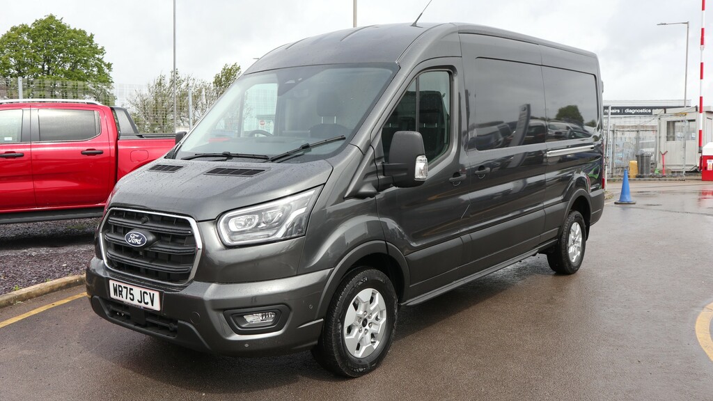 Ford Transit Custom 350 L3 Lwb H2 Medium Roof Limited Nav 165Ps Eu6 6 WR75JCV Grey #3