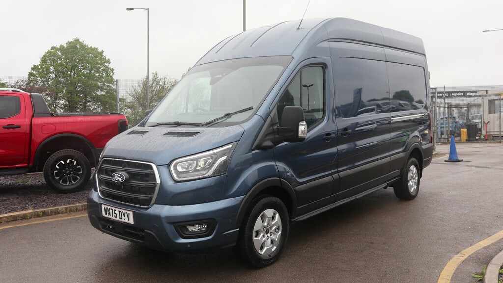 Ford Transit Custom 350 L3 Lwb H3 High Roof Limited Nav 165Ps Eu6 6 Sp WN75DYV Blue #3