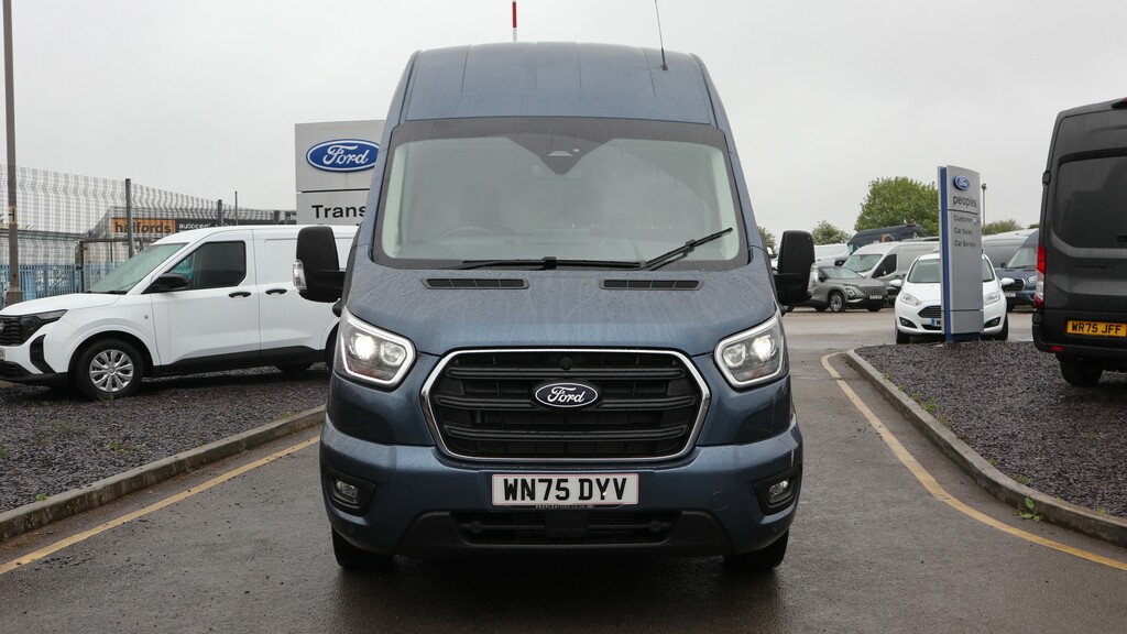 Ford Transit Custom 350 L3 Lwb H3 High Roof Limited Nav 165Ps Eu6 6 Sp WN75DYV Blue #2