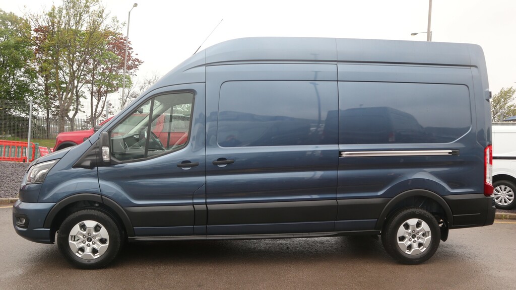 Ford Transit Custom 350 L3 Lwb H3 High Roof Limited Nav 165Ps Eu6 6 Sp WN75DYV Blue #4