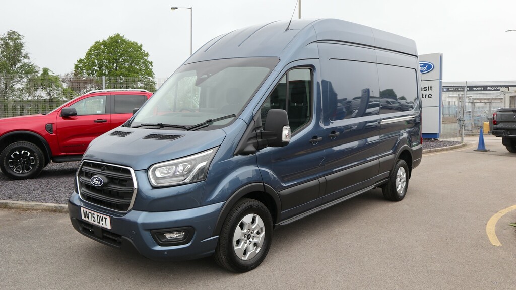 Ford Transit Custom 350 L3 Lwb H3 High Roof Limited Nav 165Ps Eu6 6 Sp WN75DYT Blue #3